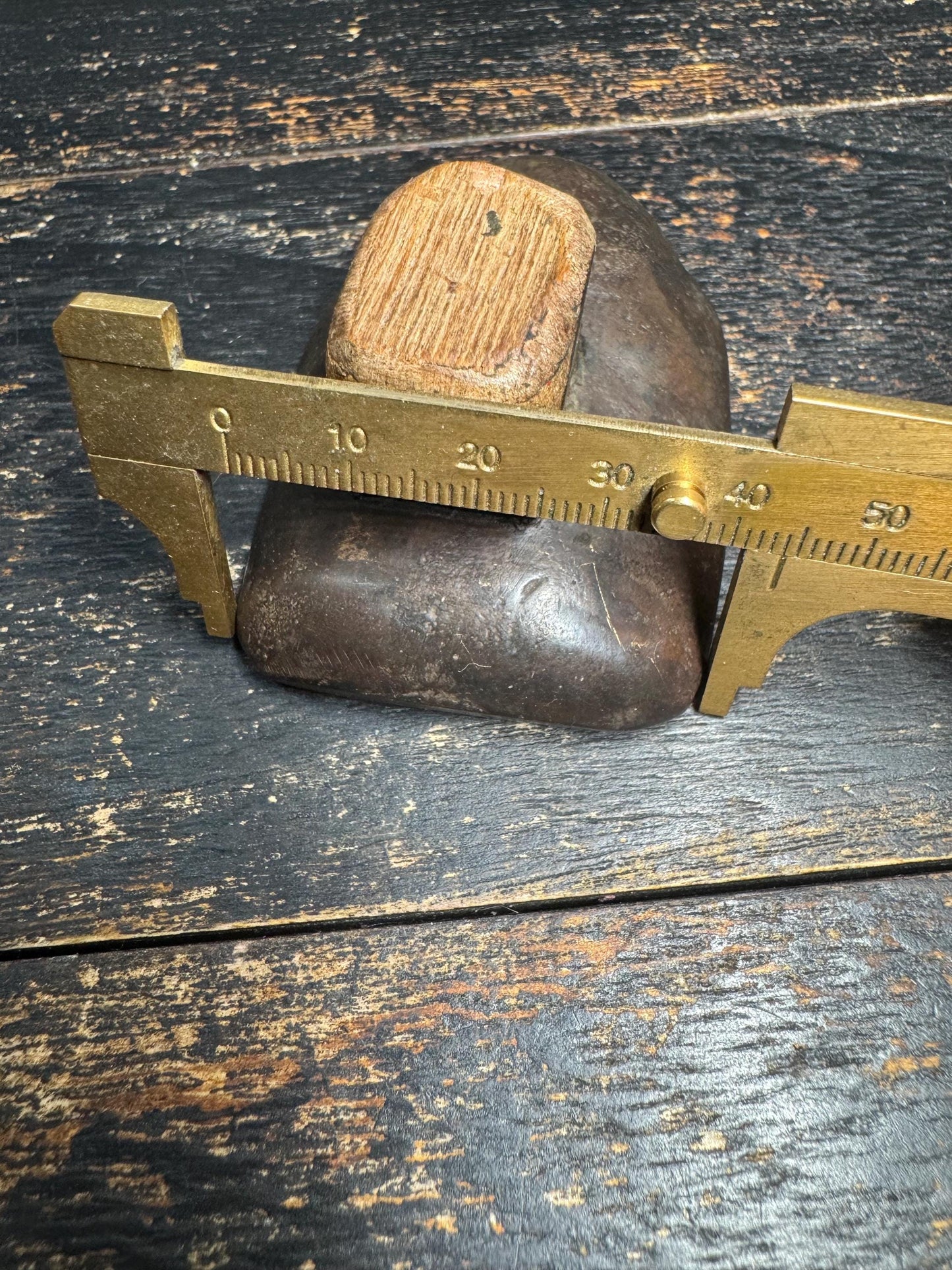 Old Panjaranata Mahakala Tsa Tsa Mold – Antique Tibetan Clay Mold with Wooden Handle, Ritual Buddhist Statue Maker, Sacred Altar Tool(H850)