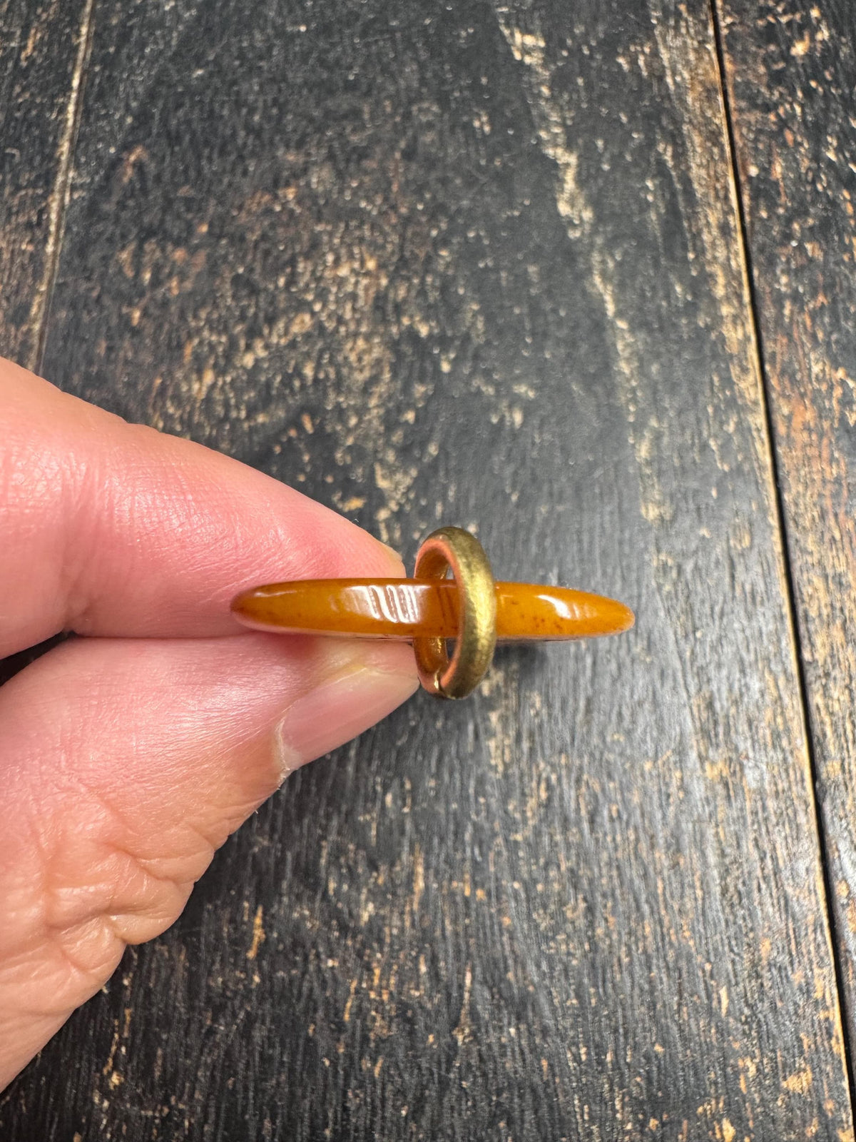 Tibetan Yak Bone Mantra Dot Pendant, Hand Carved Bone Amulet, Double Sided Buddhist Talisman, Himalayan Spiritual Jewelry(H969)
